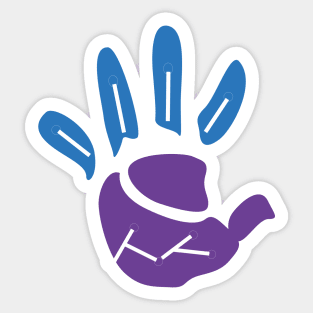 hand up Sticker